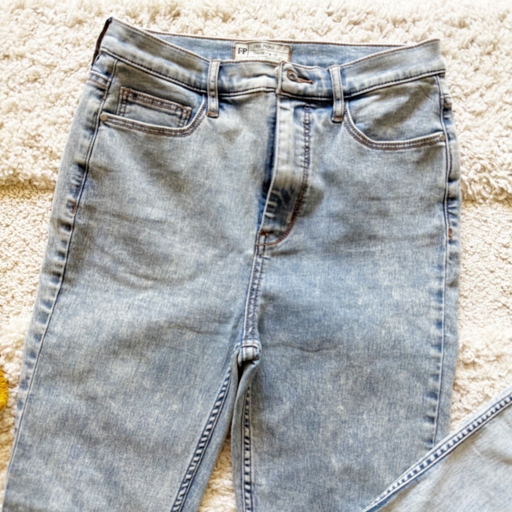 💋Free People Light Blue Women's Jeans - Picture 3 of 7